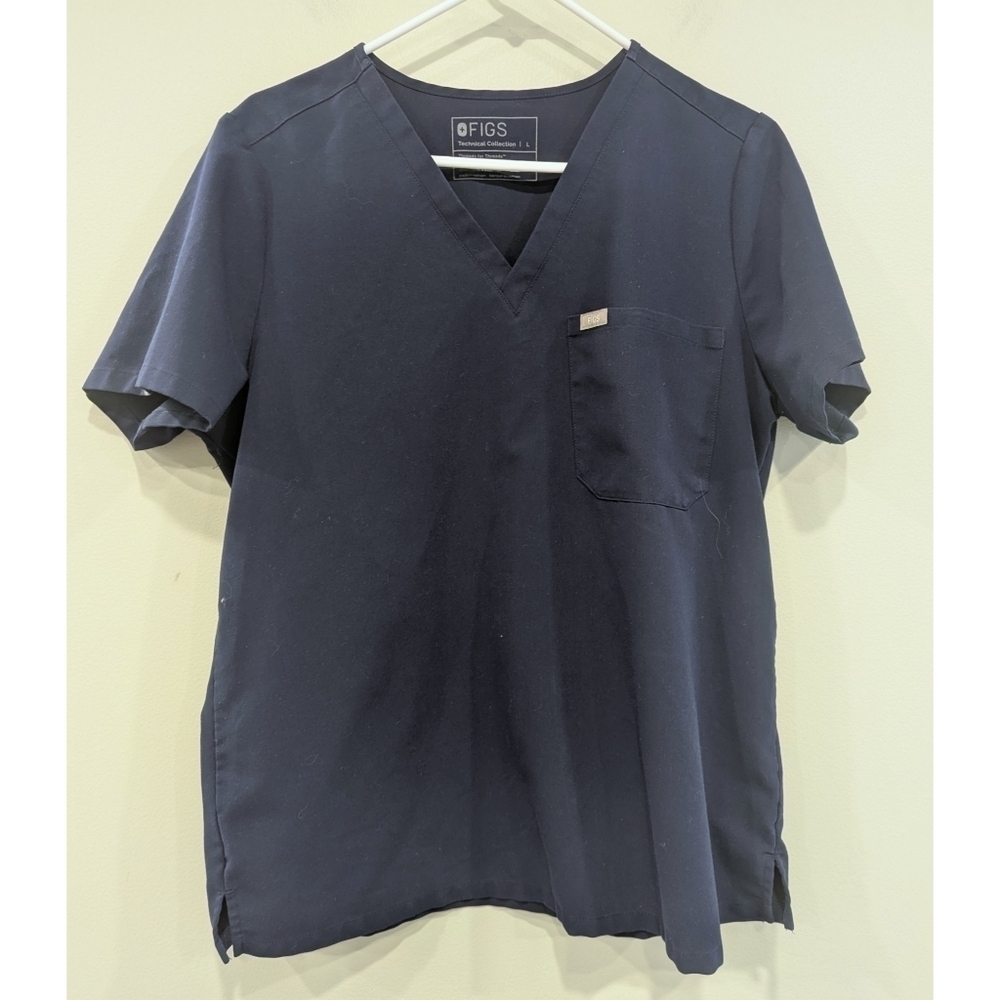 FIGS Technical Collection Catarina One Pocket Scrub Top Size Large